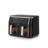 Air  Friteuse Air 10L Double Compartiment Noir