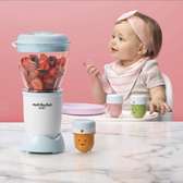 Mixeur d’aliments bébé avec pots de conservation
