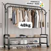 Penderie double support