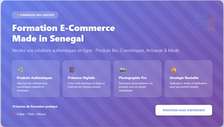 Formation E-Commerce pour Créateurs Made in Senegal