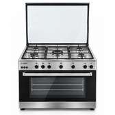 CUISINIERE 5FEUX VERTA 90X60 A GAZ GRIS 95NAGCFM
