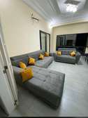 Salon Angle Gris