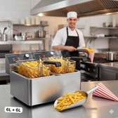 Friteuse élêctrique 6L 6L 2coportment