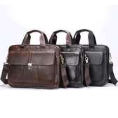 Sac d'ordinateur en Cuir véritable homme