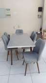 TABLE A MANGER 6PLACES PLIANTE GRIS TA015