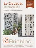 Claustras decoratifs beton, bois, terre