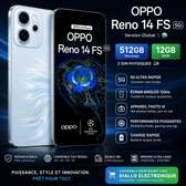 Vente Oppo Reno 14 FS 5G