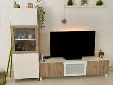 Ensemble meuble tv + étagère + cimaise