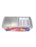 CONGELATEUR 600LITRES ASTECH HORIZONTAL VITRINE FH602SCAA