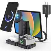 CHARGEUR MAGNÉTIQUE SANS FIL MULTIFONCTIONNEL 4 EN 1 IPHONE