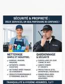 Services de nettoyage et de gardiennage