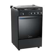 CUISINIERE 4FEUX MIDEA 60X60 A GAZ NOIR 60TMG4G081B