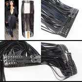 Ceinture en cuir noir pour femmes