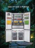 Réfrigérateur Side by Side inox avec distributeur glace eau