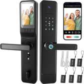 Serrure automatique de porte intelligente à empreintes