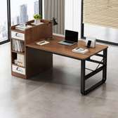 Table d'ordinateur Moderne avec étagère