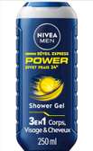 Gel douche nivea 3EN1-Soin nettoyant Corps Visage & Cheveux