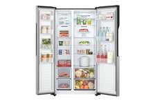 REFRIGERATEUR 815LITRES SHARP SIDE BY SIDE PORTES GRIS