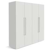 ARMOIRE 4BATTANTS 170X45X175 CM BLANC