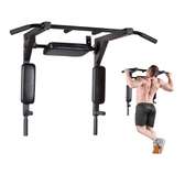 Barre de traction murale multifonction acier noir