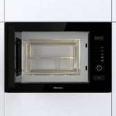MICRO ONDE 25LITRES  HISENSE ENCASTRABLE  AVEC GRILLE NOIR