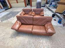 Salon cuir 5 place