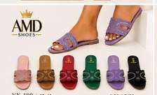 Sandales plates strass tailles 37-41