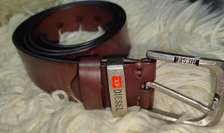 Diesel et Levis ceinture cuir  boucle métal logo