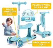 Trottinette Enfant 2 en 1 avec Siège (3 à 8 ans)