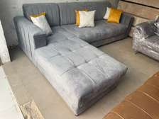 Canapé d'angle velours canapé-lit simple