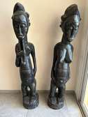 paire statues style BAOULÉ