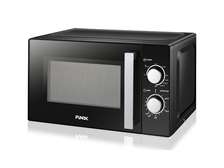 Micro ondes finix compact noir manettes mécaniques
