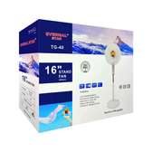 Ventilateur Sur Pied - Blanc - Evernal + Télécommande