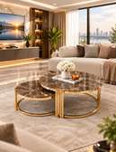 TABLE BASSE ENSEMBLE 2PIECES 80X60CM