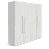 ARMOIRE 4BATTANTS 170X45X175 CM BLANC ARB004