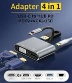Adaptateur multiport USB-C vers VGA, HDMI, USB-C, USB 3.0
