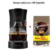 Machine à café Senseo Select + 60 Capsules