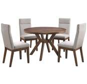 Table à manger ronde 4 personnes + 4 chaises