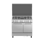 CUISINIERE FINIX 5FEUX 90X60 AVEC PORTE A BOUTEILLE GRIS
