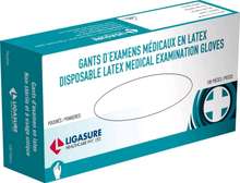 Gants latex examens médicaux taille M XL