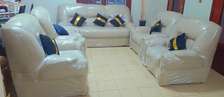 Salon 7 places en cuir anglais