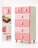 Commode de rangement enfant 6 tiroirs Lapin