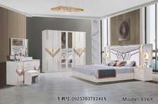 CHAMBRE A COUCHER 6BATTANTS 5PIECES BLANC