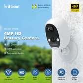 Caméra IP sans fil, rechargeable, durée 2 mois
