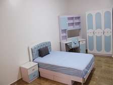CHAMBRE A COUCHER ENFANT COMPLETE /BLEU CLAIR/BLANCHE