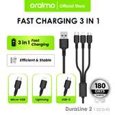 Câble USB Oraimo  3 EN 1