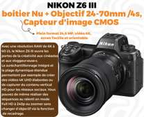 APPAREIL PHOTO NIKON Z6III +objectifs 24.5 mégapixels