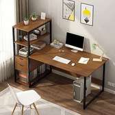 Table bureau avec étagère