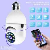 Ampoule Lampe Caméra IP WIFI,Caméra de Sécurité