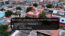 Villa R+1 Titre Foncier individuel à vendre à Diacksao 2